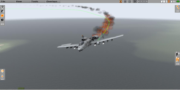 ∆ Image VBS2Fires_26.1: AI Unit Response view