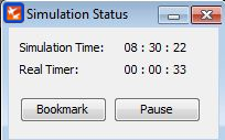 ∆ Image 3: Simulation Status Window