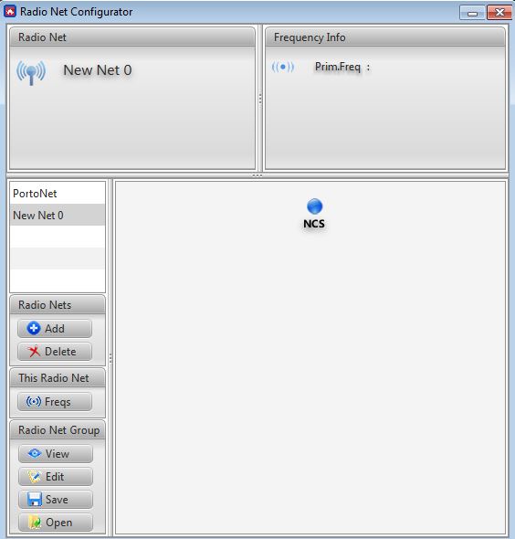 ∆ Image VBS3Fires_60: FIRES Radio Net Editor window