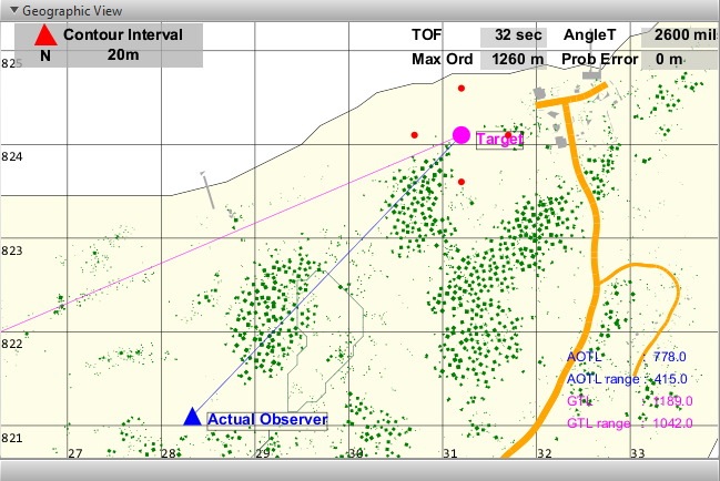 ∆ Image VBS3Fires_54: FIRES Fall of Shot tab of ICP window