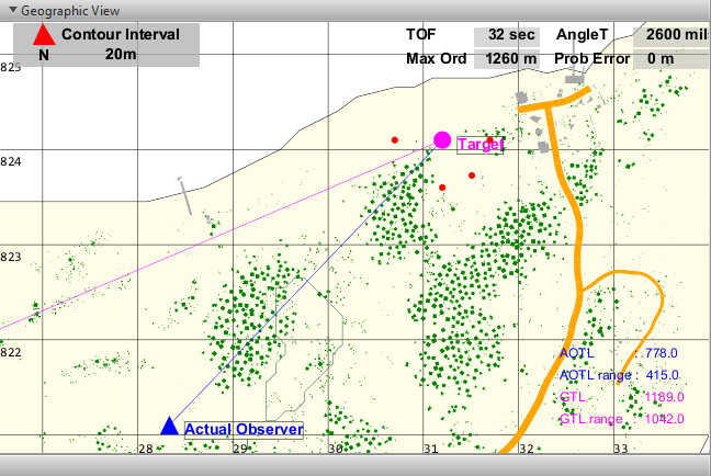 ∆ Image VBS3Fires_54: FIRES Fall of Shot tab of ICP window