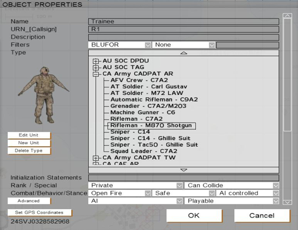 ∆ Image VBS3Fires_66: VBS3 Configuring the observer