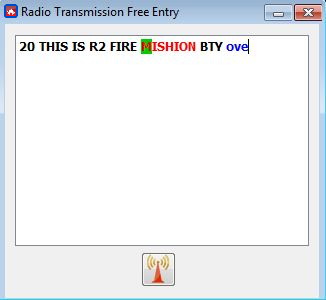 ∆ Image VBS3Fires_31b: Fires Radio Transmission Free Entry Window