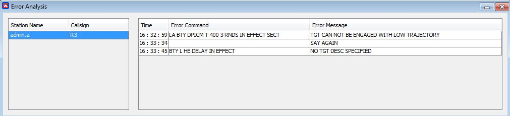 ∆ Image VBS3Fires_25: Fires Flight Deconfliction Window