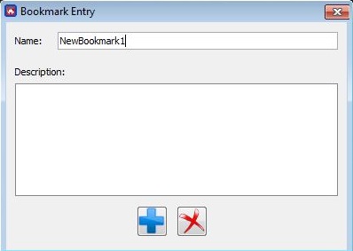 ∆ Image VBS3Fires_9: Fires Bookmark Entry Window