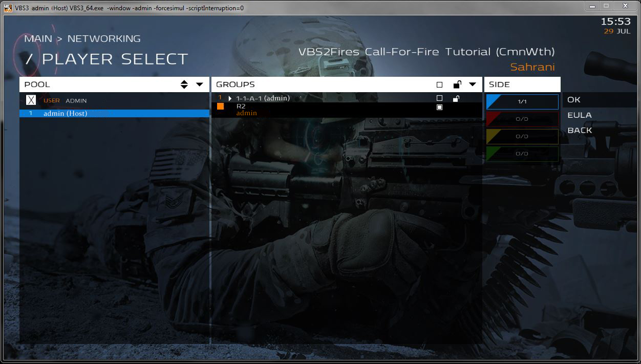 ∆ Image 1C: Installation Setup
